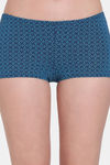 Zivame Anti-Microbial Low Rise Full Coverage Boyshort Panty - Tribal Triangles Navy — thumbnail 4